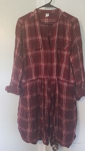 Plaid tunic